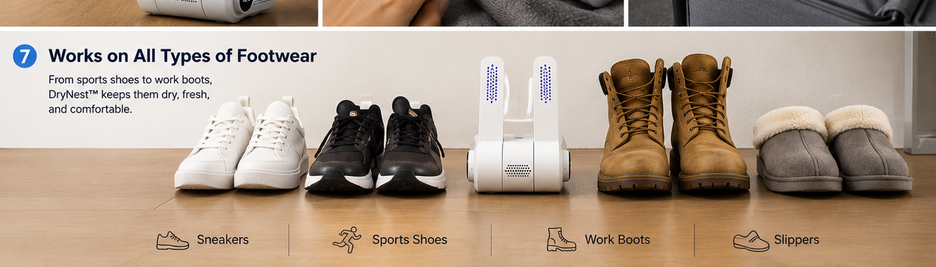 DryNest™ Smart Shoe Dryer