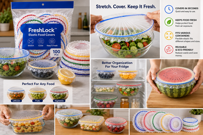 FreshLock™ Elastic Food Covers
