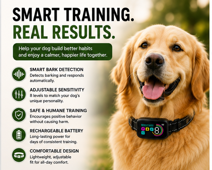 BarkGuard™ Smart Collar