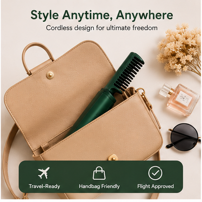 SilkGlow™ 2-in-1 Cordless Hair Styler