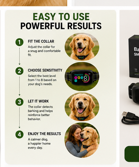 BarkGuard™ Smart Collar
