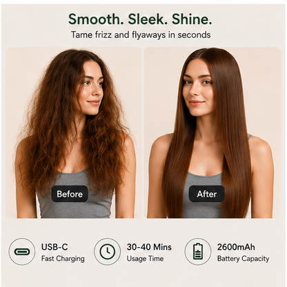 SilkGlow™ 2-in-1 Cordless Hair Styler