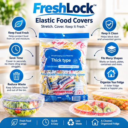 FreshLock™ Elastic Food Covers