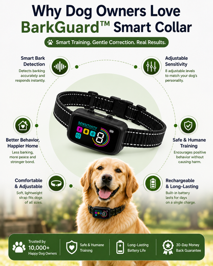BarkGuard™ Smart Collar