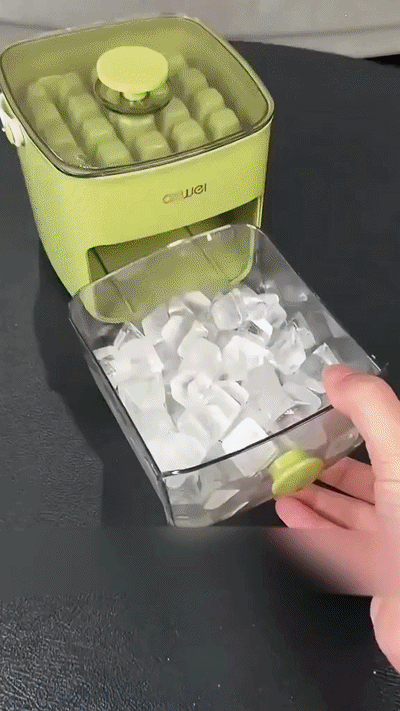 🥇 IcePress™ One-Touch Ice Cube MakerStorage Box